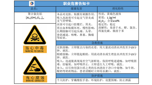 PAC危害告知卡