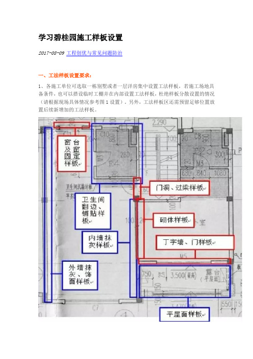 34. 学习碧桂园施工样板设置