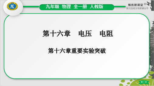 第十六章重要实验突破—人教版九年级全册物理复习作业课件