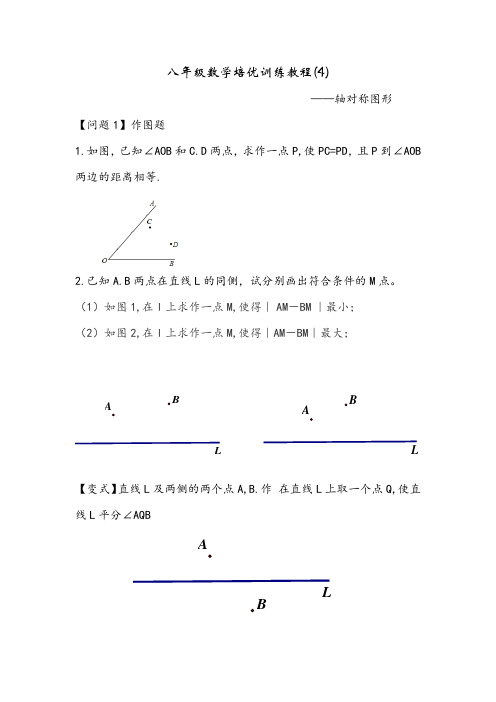 2016-2017八年级数学培优训练教程4