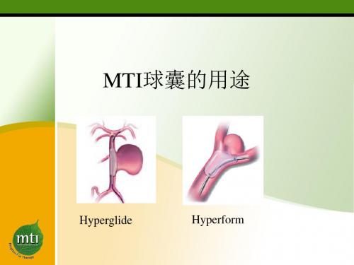 MTI球囊的用法及用途课件