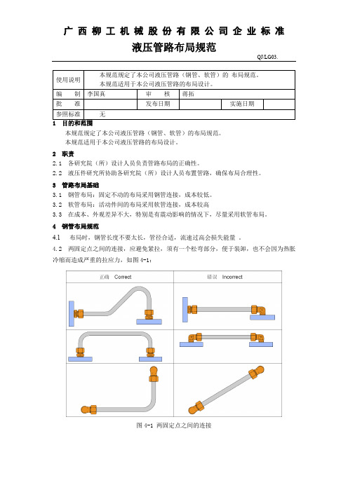 液压管路布局规范