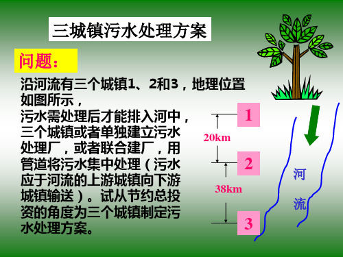 数学建模课件-污水处理