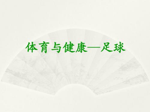 《足球》【初中体育教学PPT课件】