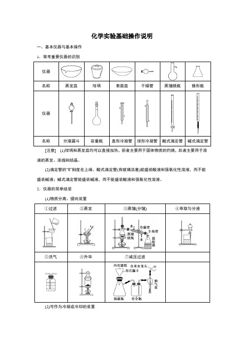 化学实验基础操作说明