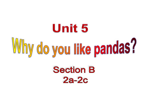 人教英语七年级下册Unit5Section B 2a—2c(共16张PPT)