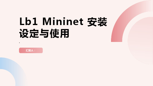 Lab1 Mininet 安装设定与使用