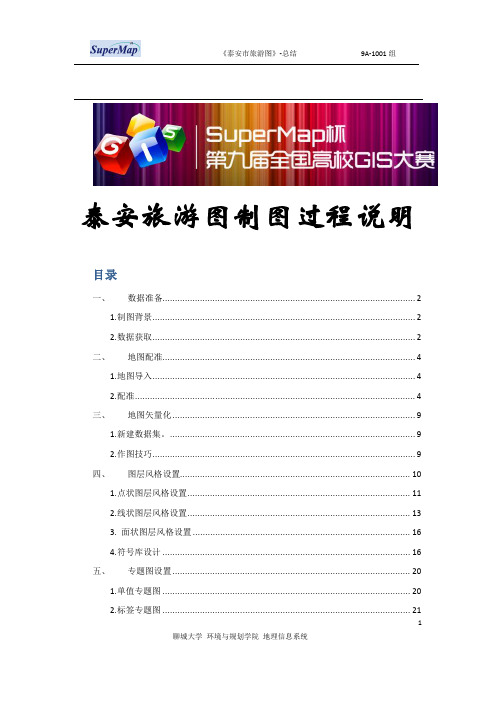 1.SuperMap泰安地图制作--制作过程详细步骤