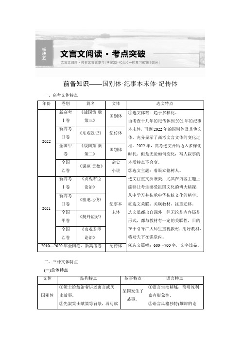 高考语文复习 板块五 学案41 理解文言实词(一)——词分古今,义究源流