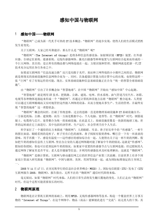 1-感知中国与物联网