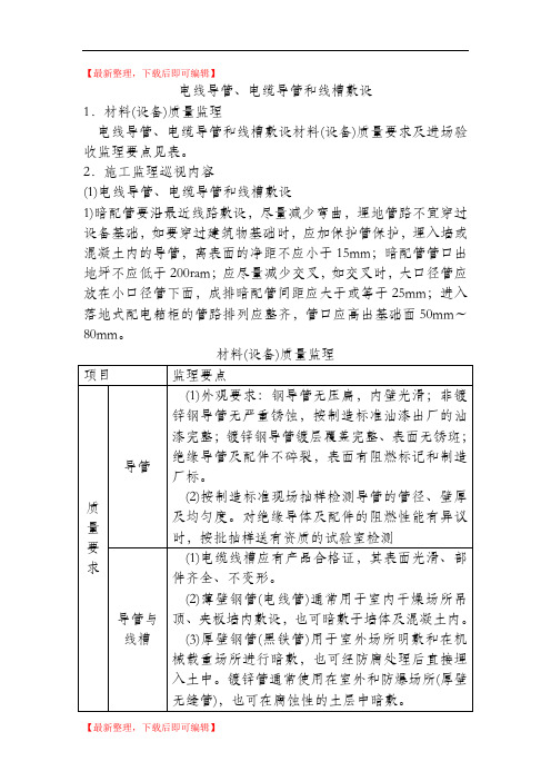 电线导管、电缆导管和线槽敷设(精编文档).doc