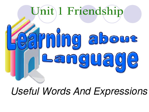 人教高中英语必修1Unit1Learning about Language(共34张PPT)