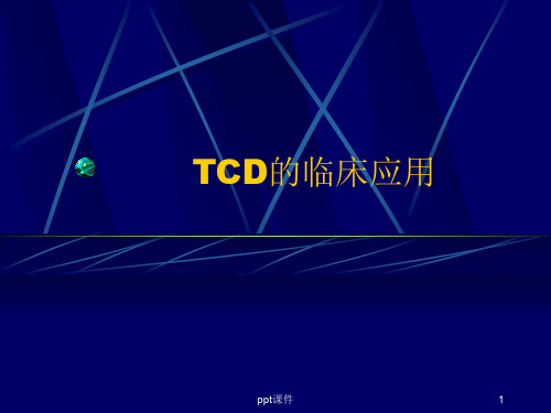 TCD讲义  ppt课件