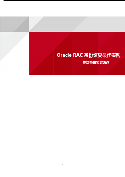 AnyBackup Oracle RAC备份与恢复最佳实践