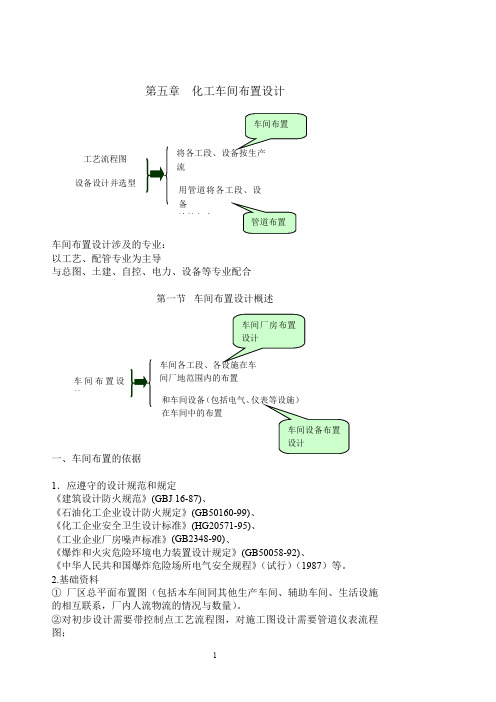 化工车间布置设计