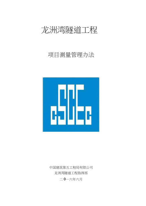 项目测量管理办法