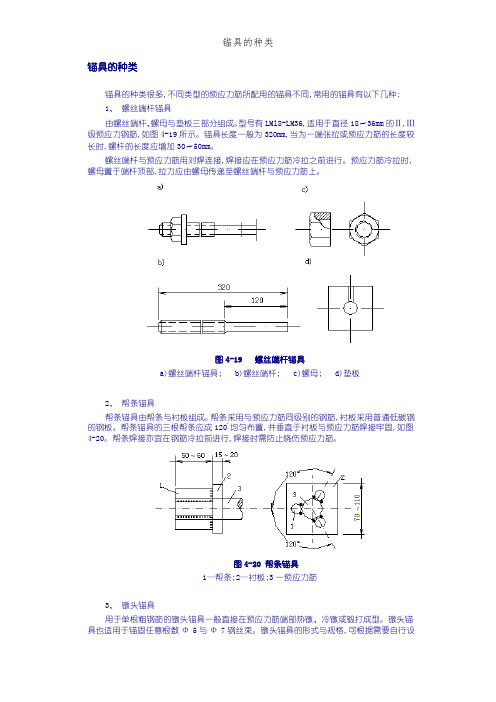 锚具的种类