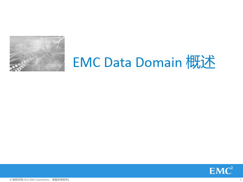 EMC Data Domain介绍