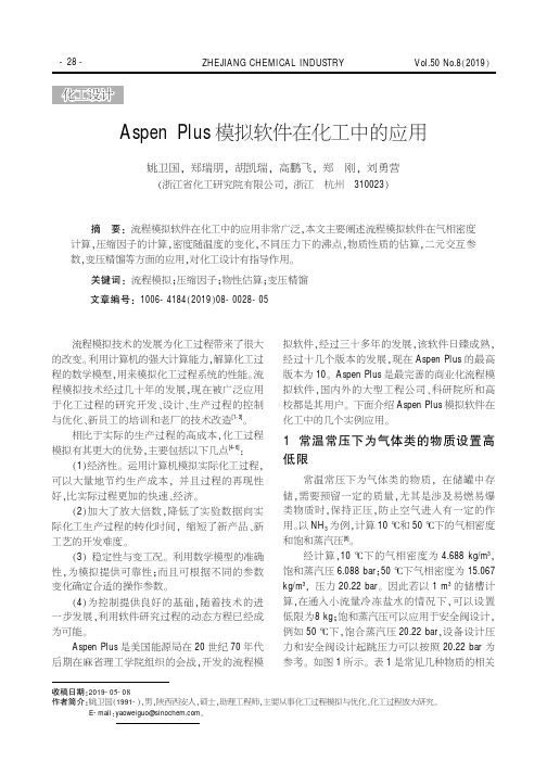 Aspen Plus模拟软件在化工中的应用