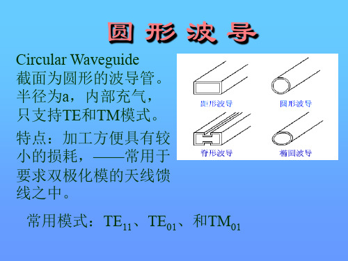 同 轴 线——理论分析和特性