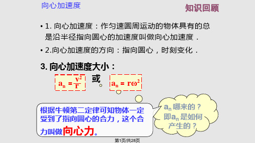 向心力PPT学习课件PPT课件