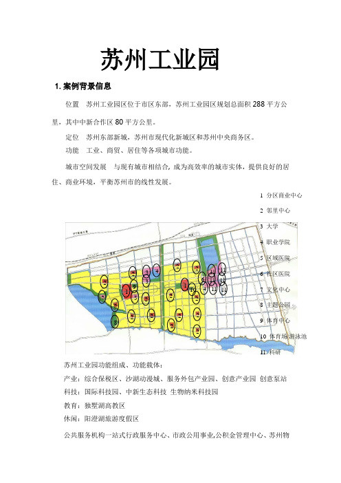 (完整版)产业园区苏州工业园区案例分析