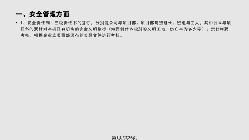 建筑施工现场安全生产文明施工检查要点PPT课件