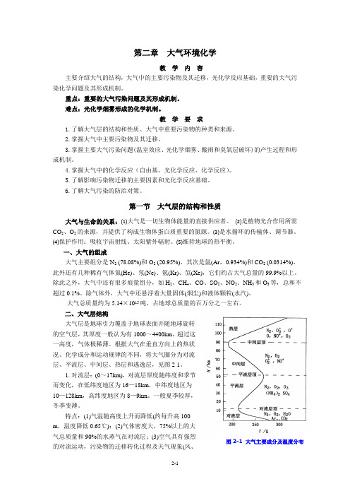 大气环境化学