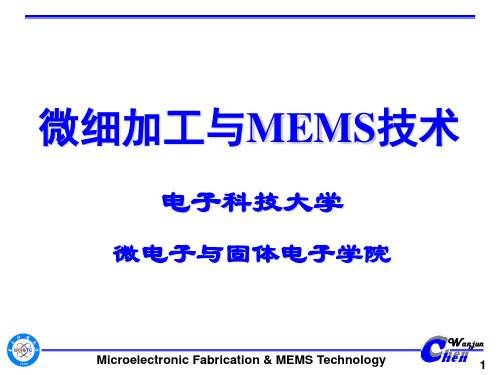 (完整版)第1章微细加工与MEMS技术引论