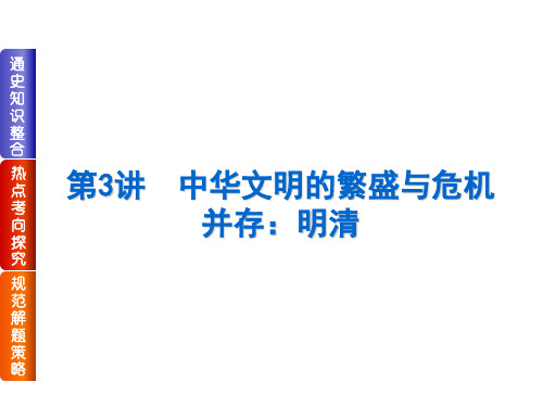 中华文明的繁盛与危机并存：明清