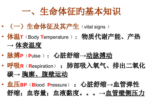 生命体征xue优质获奖课件