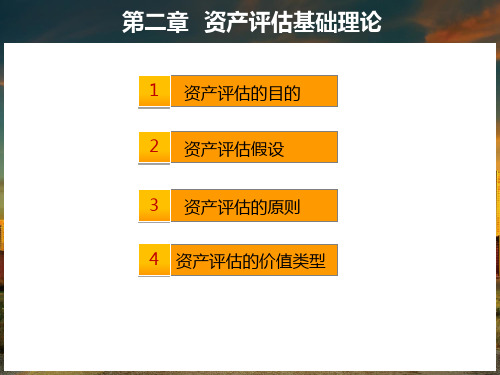 资产评估基础理论 资产评估教学PPT课件