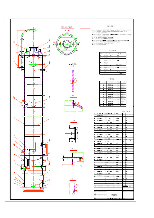 精馏塔装配图