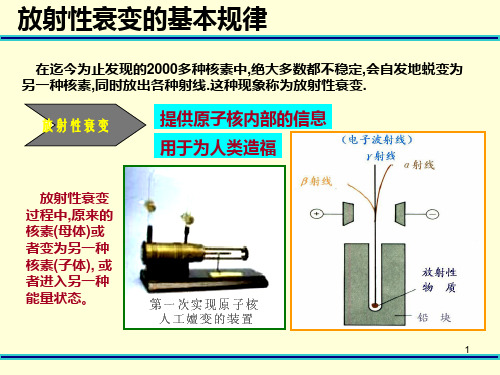 原子核衰变PPT课件