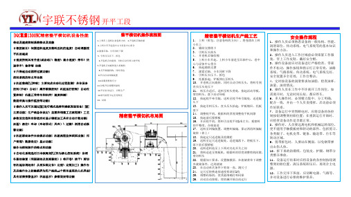 宇联不锈钢开平工段工艺流程图