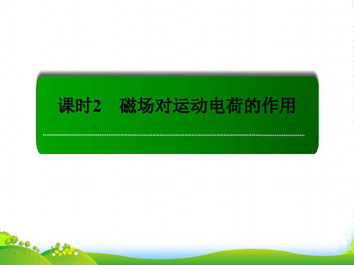 【红对勾】高考物理复习 82 磁场对运动电荷的作用课件