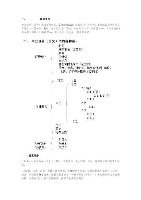 江苏大学毕业论文格式