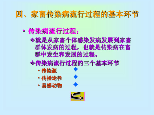 家畜传染病流行过程的基本环节