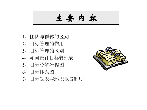 项目管理目标管理与操作流程讲座(1).ppt