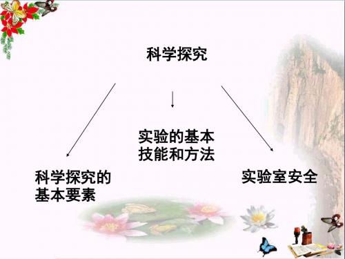 六年级科学上册第1章科学探究复习 优秀课件牛津上海版五四制