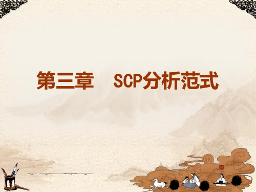 第三章  SCP分析范式PPT课件