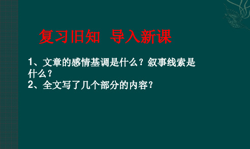 6《回忆我的母亲》第二课时