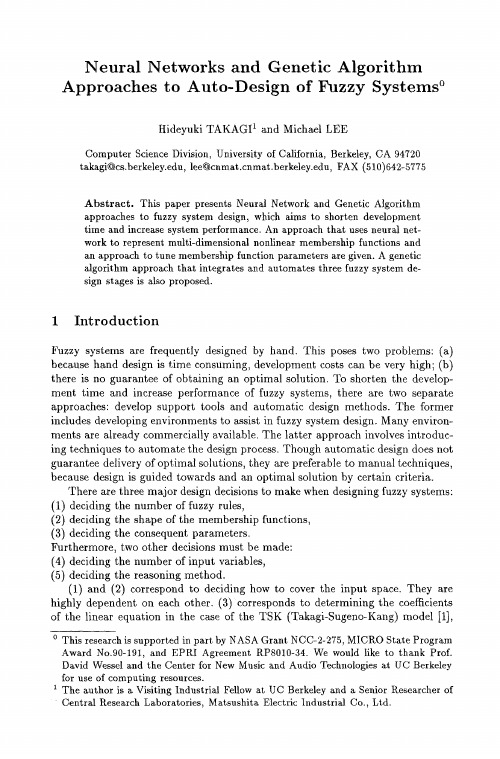 Neural Networks and Genetic Algorithm(神经网络和遗传算法)