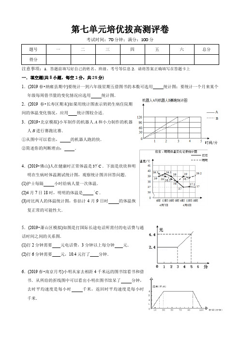 五年级数学下册第七单元培优拔高测评试题(学生版)(人教版)