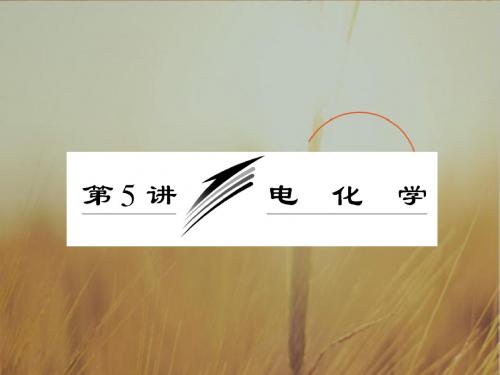 最新-2018届高三化学二轮三轮总复习 重点突破专题二 第五讲 电化学课件 精品