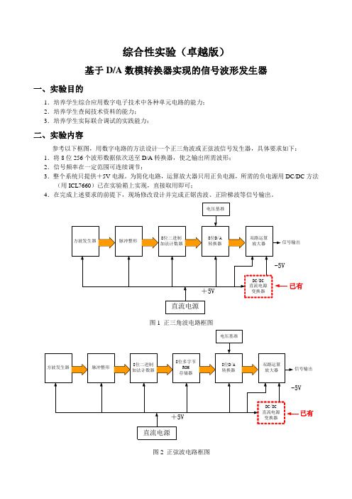 数字电子技术综合实验报告