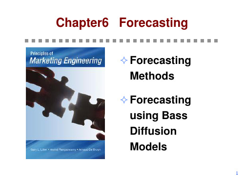 Principles of Marketing Engineering - Ch5 - Forecasting