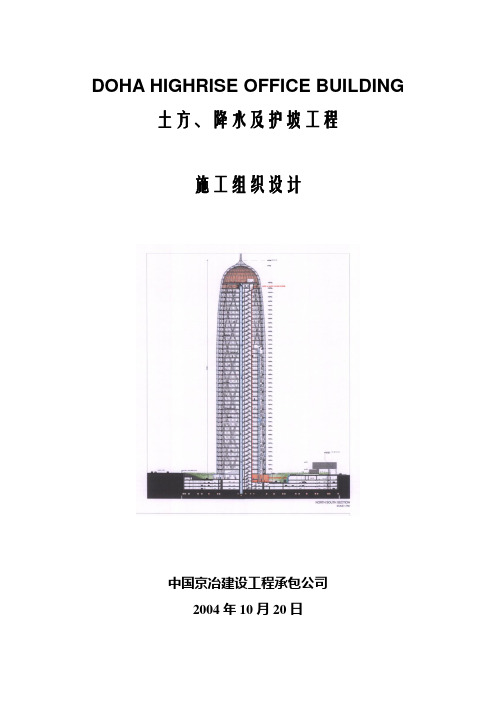 施组(大放坡+钢板桩)