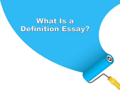 02-8.1 What is a Definition Essay-PPT