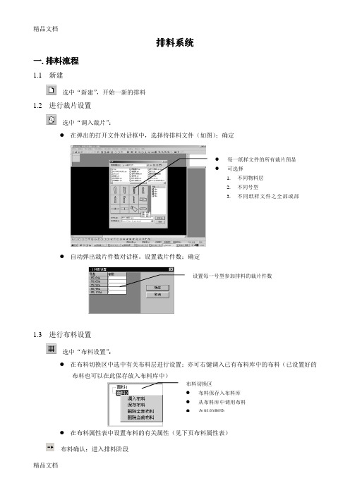 智尊宝纺排料知识讲解